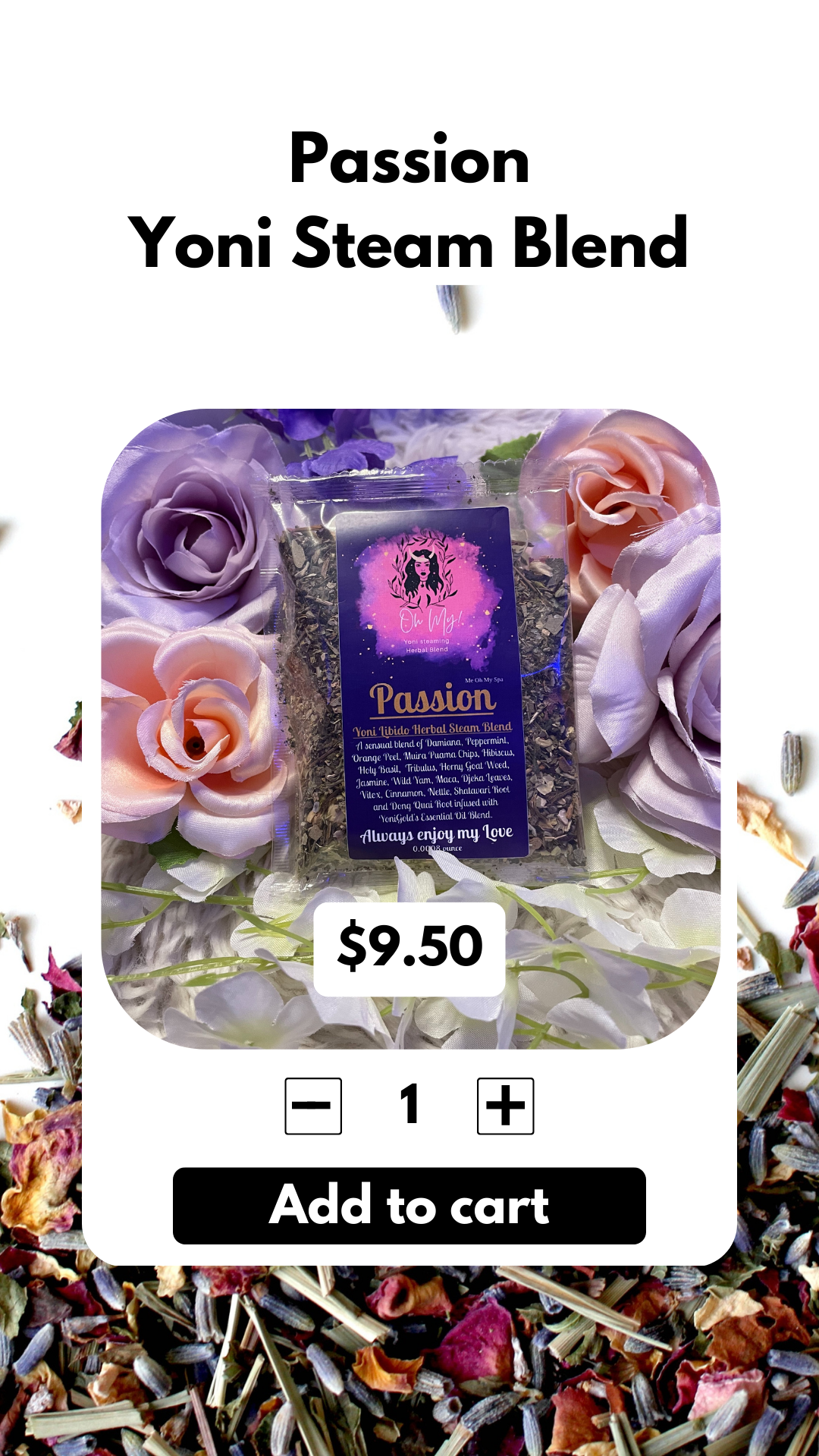 Passion Libido Yoni Steam Blend 🌿 – Me Oh My